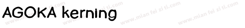 AGOKA kerning字体转换